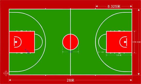 塑膠籃球場(chǎng)